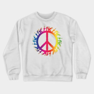 Peace Sign Crewneck Sweatshirt